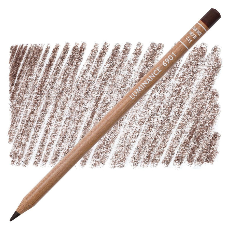 CaranD'ache Luminance 6901 Pencil Dark Flesh (748) | Reliance Fine Art |Carendache Luminance Singles