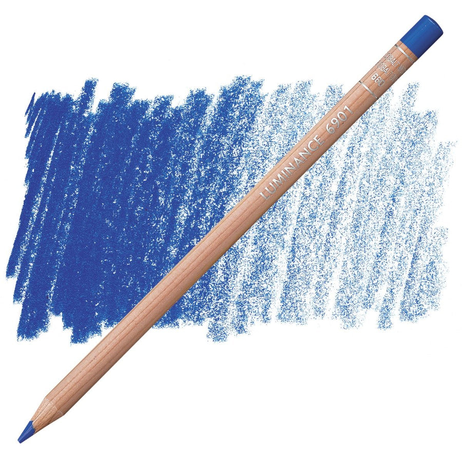 CaranD`ache Luminance 6901 Pencil Middle Cobalt Blue (660) | Reliance Fine Art |Carendache Luminance Singles