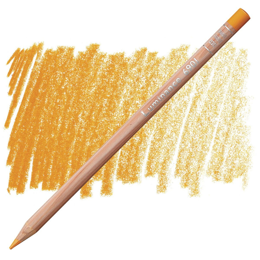 CaranD`ache Luminance 6901 Pencil Orange (030) | Reliance Fine Art |Carendache Luminance Singles