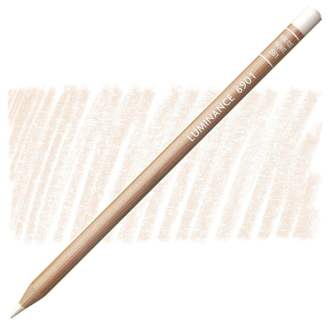 CaranD'ache Luminance 6901 Pencil Pink White (581) | Reliance Fine Art |Carendache Luminance Singles