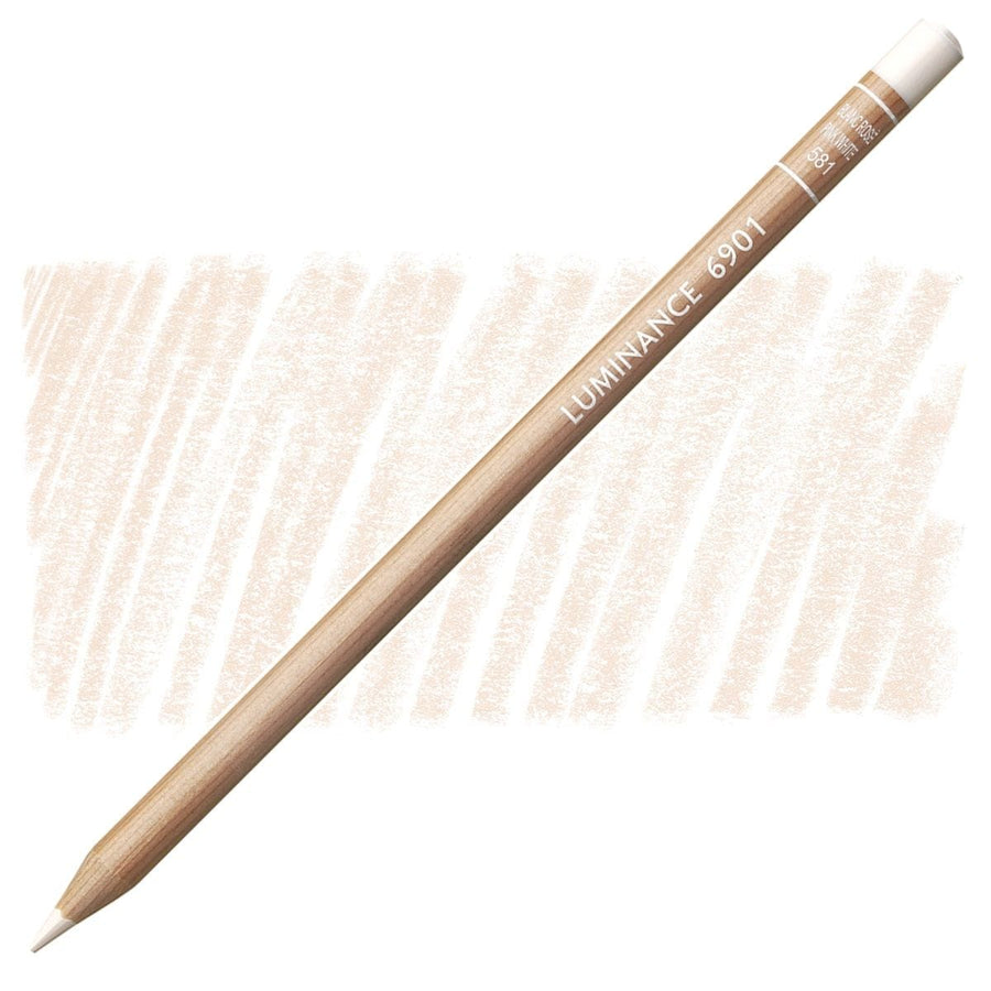CaranD'ache Luminance 6901 Pencil Pink White (581) | Reliance Fine Art |Carendache Luminance Singles