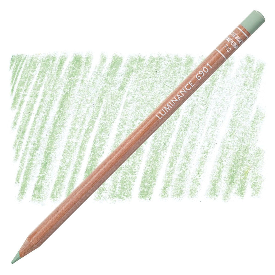 CaranD'ache Luminance 6901 Pencil Verdigris Med (713) | Reliance Fine Art |Carendache Luminance Singles