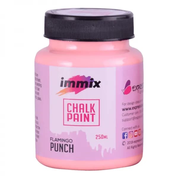 Chalk Paint 250ml Flamingo Punch | Reliance Fine Art |Chalk Paint