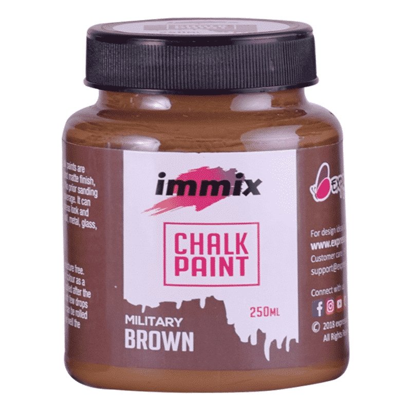 Chalk Paint 250ml Military Brown | Reliance Fine Art |Chalk Paint