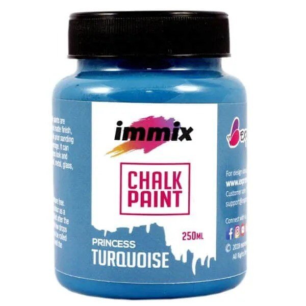 Chalk Paint 250ml Princess Turquoise | Reliance Fine Art |Chalk Paint