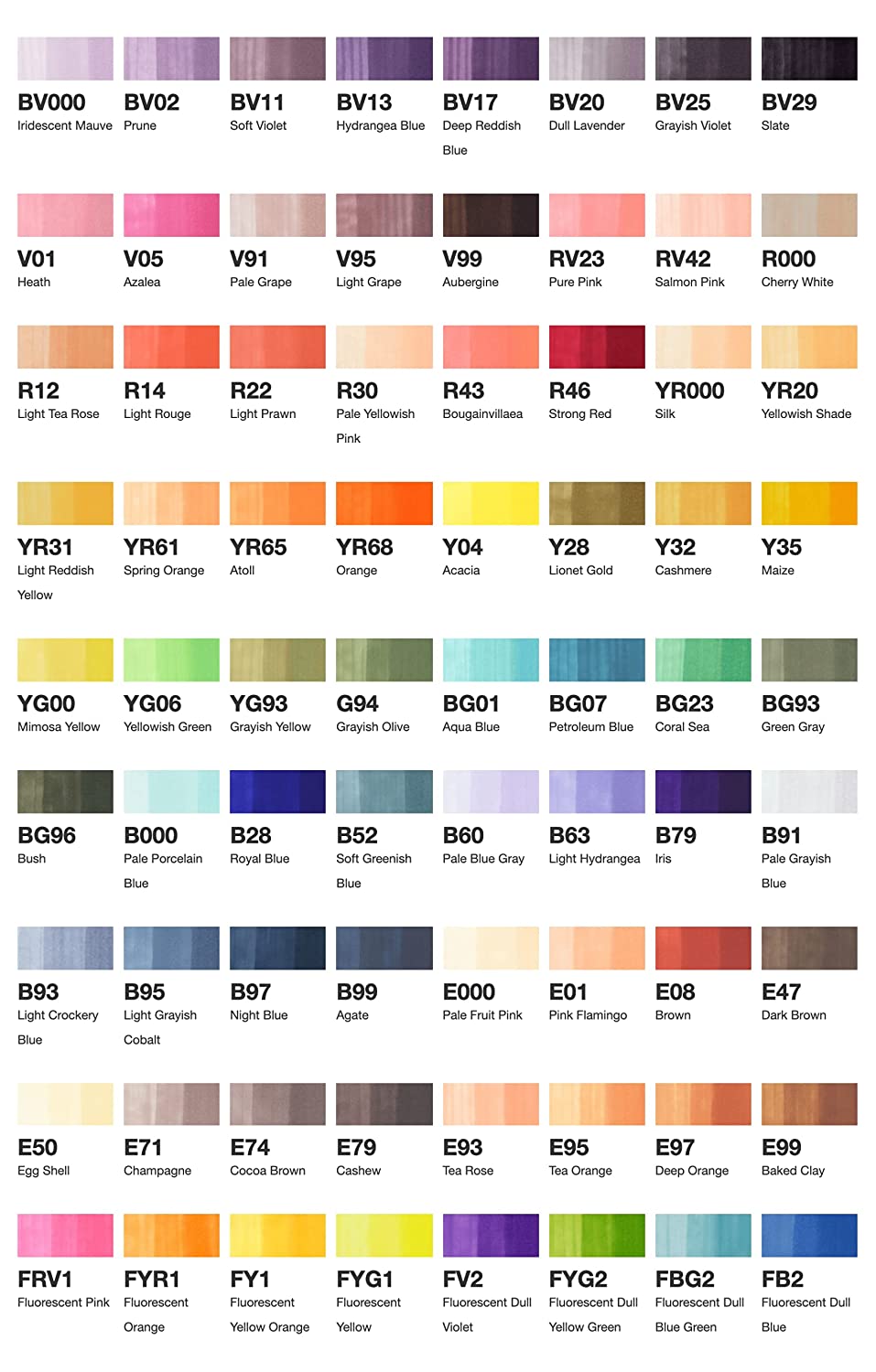 Copic Sketch 72 Shades Set D - Alcohol Markers | Reliance Fine Art |Markers