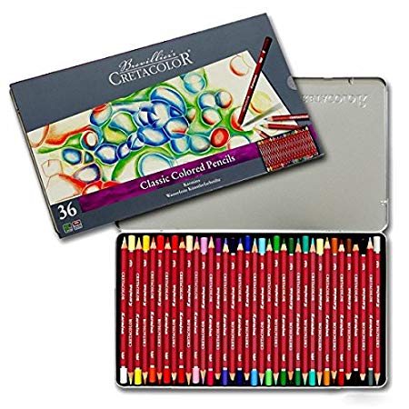CretaColor Karmina Classic Coloured Pencils 36 Shades | Reliance Fine Art |Sketching Pencils Sets