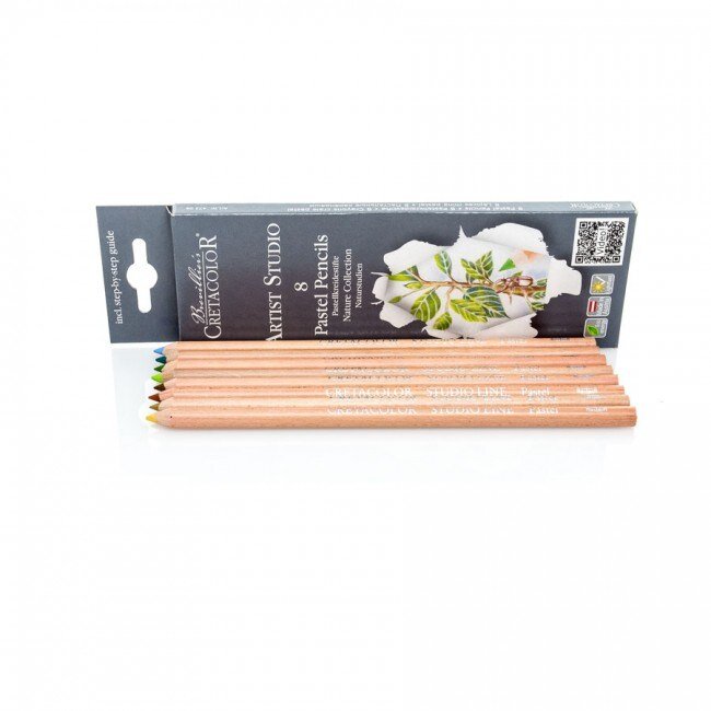 Cretacolour Pastel Pencils Nature - 8 shades | Reliance Fine Art |PastelsSketching Pencils Sets