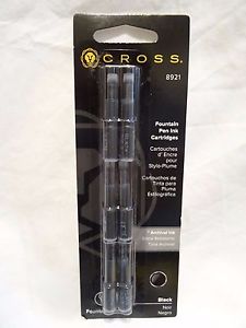 Cross Black Cartridge 8921 | Reliance Fine Art |PensStationery