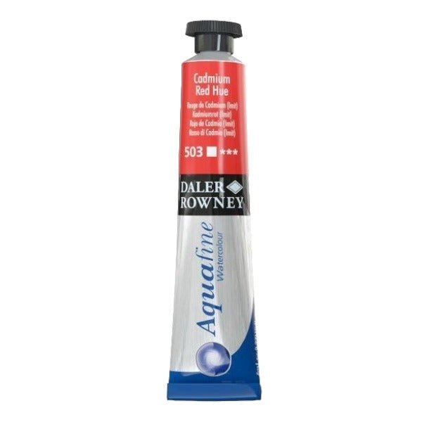 Daler-Rowney Aquafine Watercolour - 8ml - Cadmium Red Hue (503) | Reliance Fine Art |Daler Rowney Aquafine Watercolor TubesWater ColorWatercolor Paint