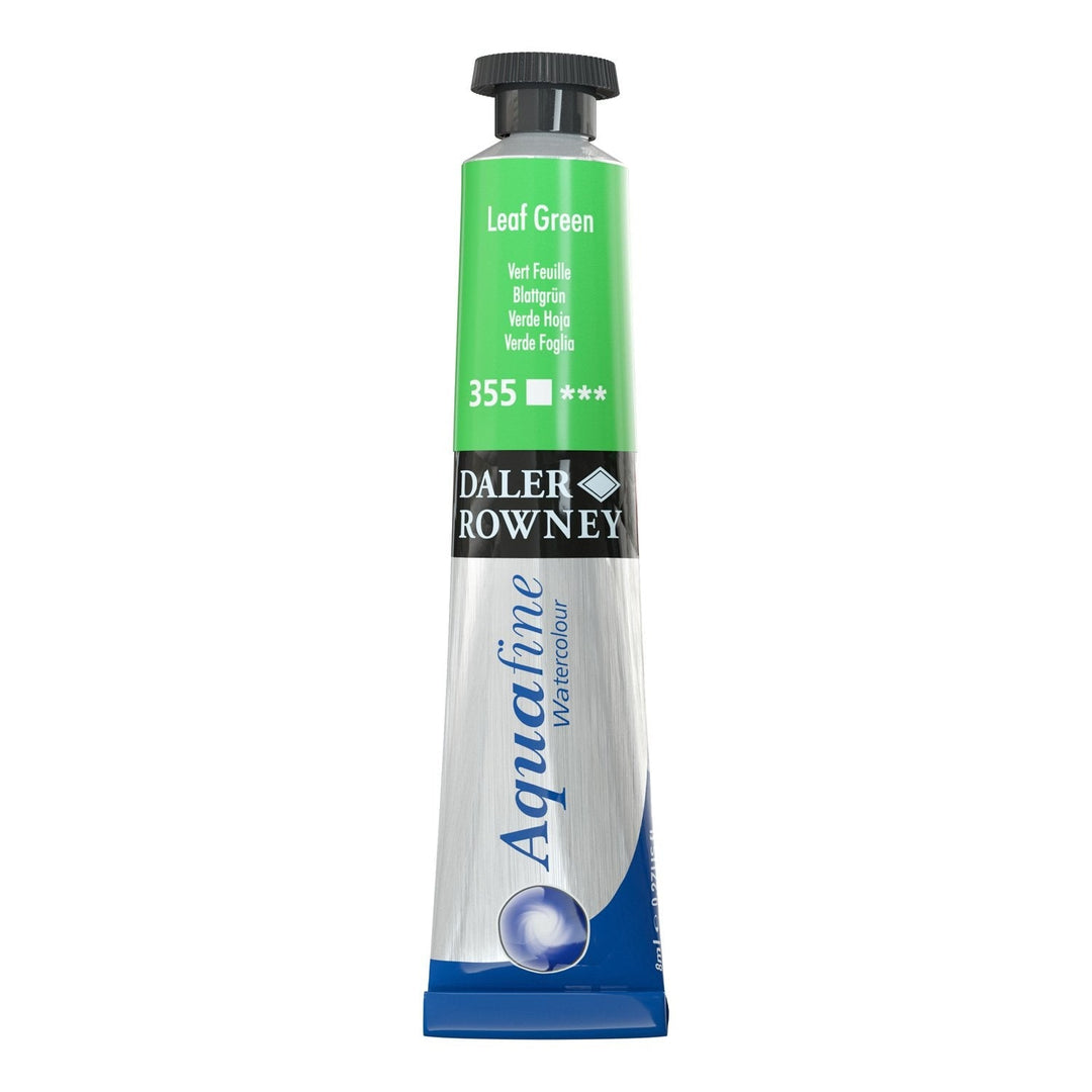 Daler-Rowney Aquafine Watercolour - 8ml - Leaf Green (355) | Reliance Fine Art |Daler Rowney Aquafine Watercolor TubesWater ColorWatercolor Paint