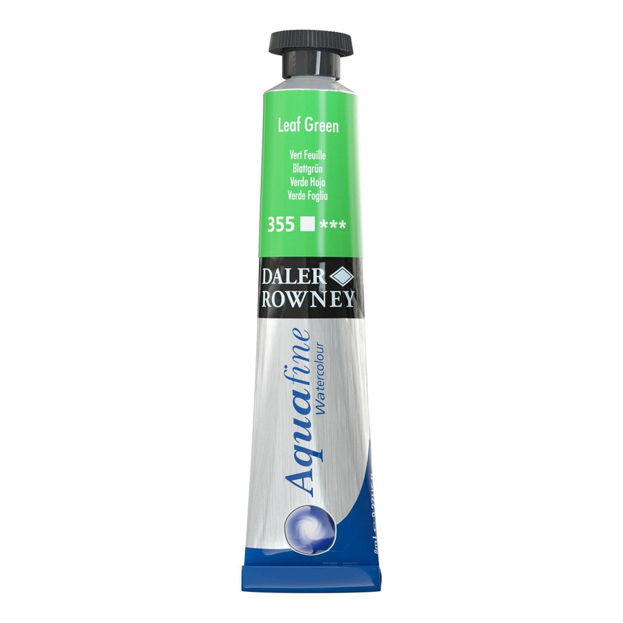 Daler-Rowney Aquafine Watercolour - 8ml - Leaf Green (355) | Reliance Fine Art |Daler Rowney Aquafine Watercolor TubesWater ColorWatercolor Paint