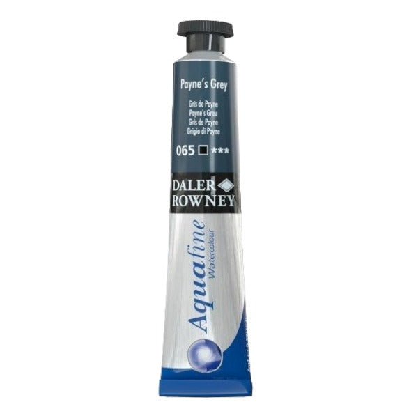 Daler-Rowney Aquafine Watercolour - 8ml - Payne`s Grey (065) | Reliance Fine Art |Daler Rowney Aquafine Watercolor TubesWater ColorWatercolor Paint