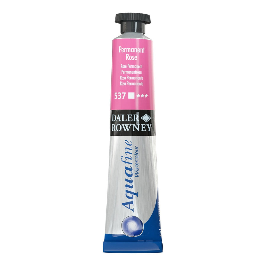 Daler-Rowney Aquafine Watercolour - 8ml - Permanent Rose (537) | Reliance Fine Art |Daler Rowney Aquafine Watercolor TubesWater ColorWatercolor Paint