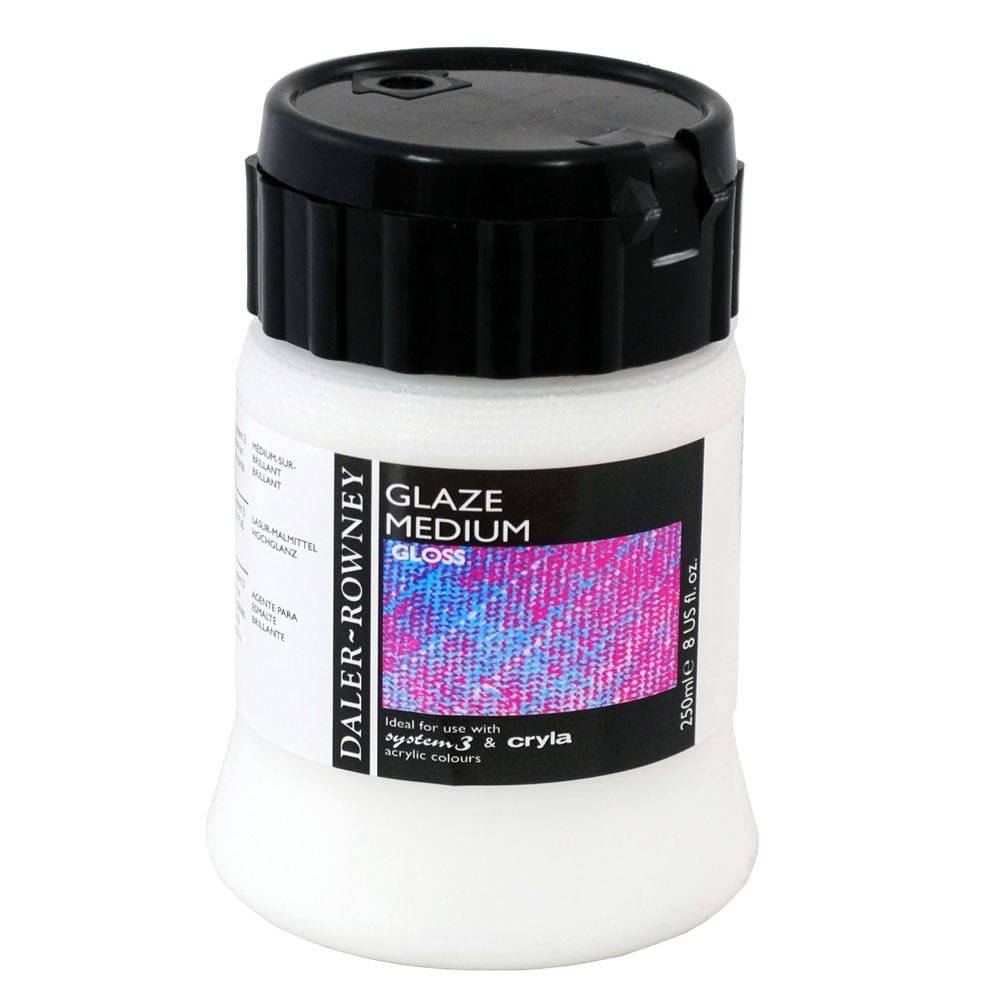Daler Rowney Glaze Medium Gloss 250ml | Reliance Fine Art |Acrylic Mediums & Varnishes