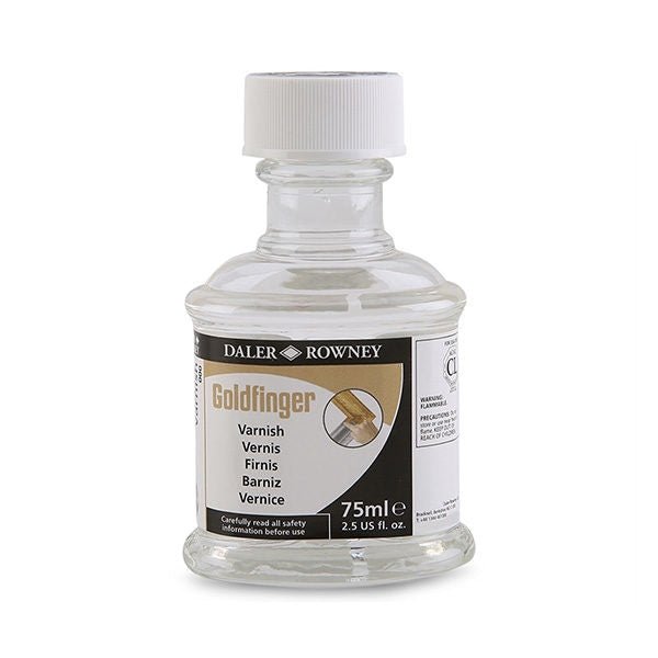 Daler & Rowney Goldfinger Varnish 75ml | Reliance Fine Art |Acrylic Mediums & VarnishesOil Mediums & Varnish