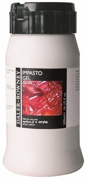 Daler Rowney Impasto Gel Medium Gloss 500ml | Reliance Fine Art |Acrylic Mediums & Varnishes