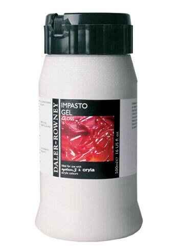 Daler Rowney Impasto Gel Medium Gloss 500ml | Reliance Fine Art |Acrylic Mediums & Varnishes