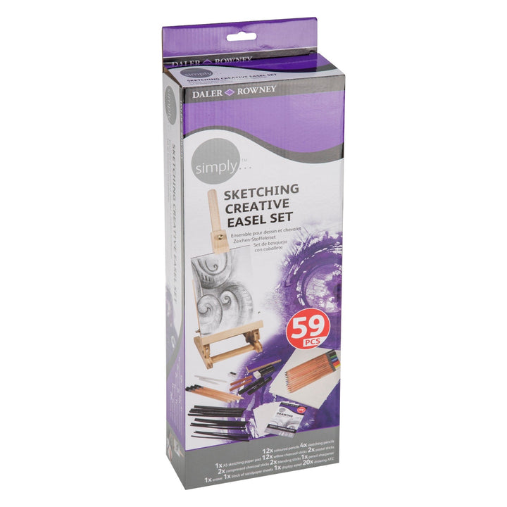 Daler & Rowney Simply Sketching Creative Easel Set (646200201) | Reliance Fine Art |Charcoal & GraphiteEasels & Stands