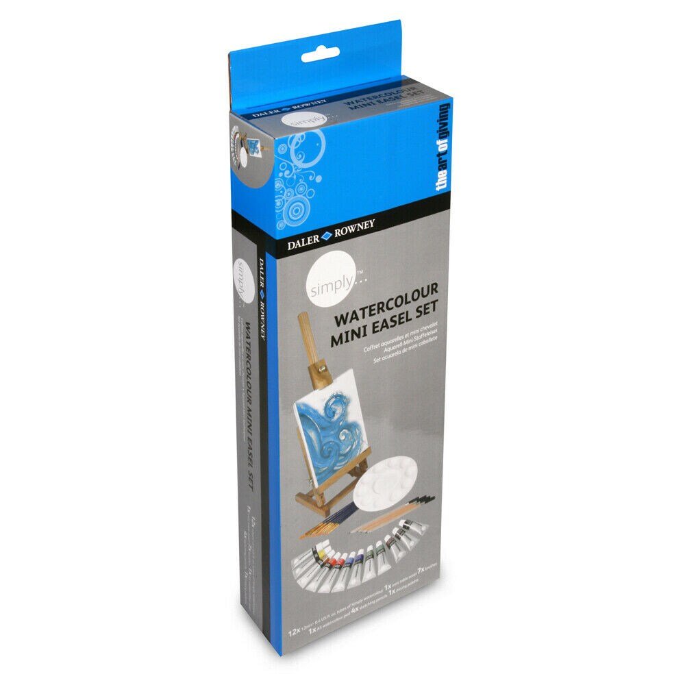 Daler Rowney Simply Watercolour Easel Set (134500201) | Reliance Fine Art |Easels & StandsWatercolor Paint