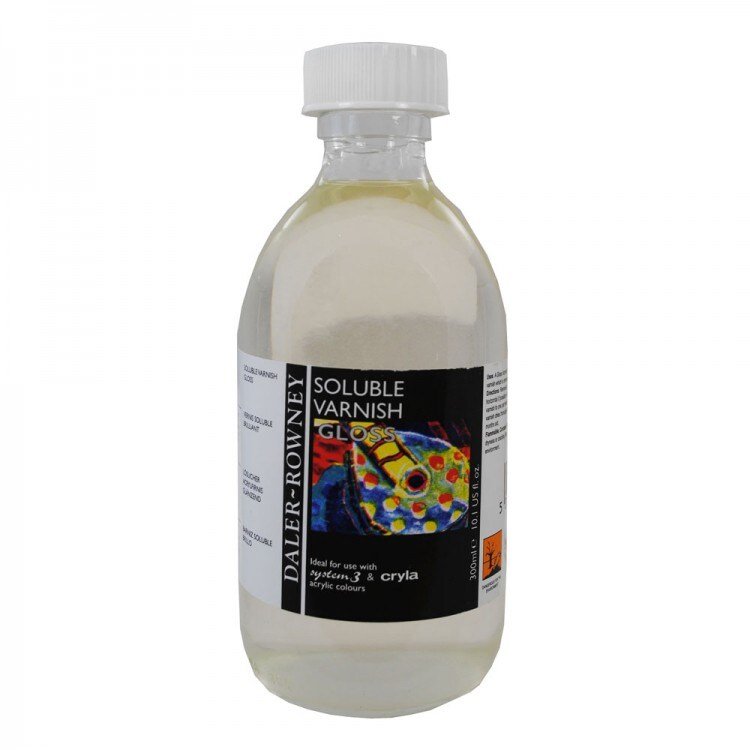 Daler Rowney Soluble Varnish Gloss 300ml - (128300004) | Reliance Fine Art |Acrylic Mediums & Varnishes