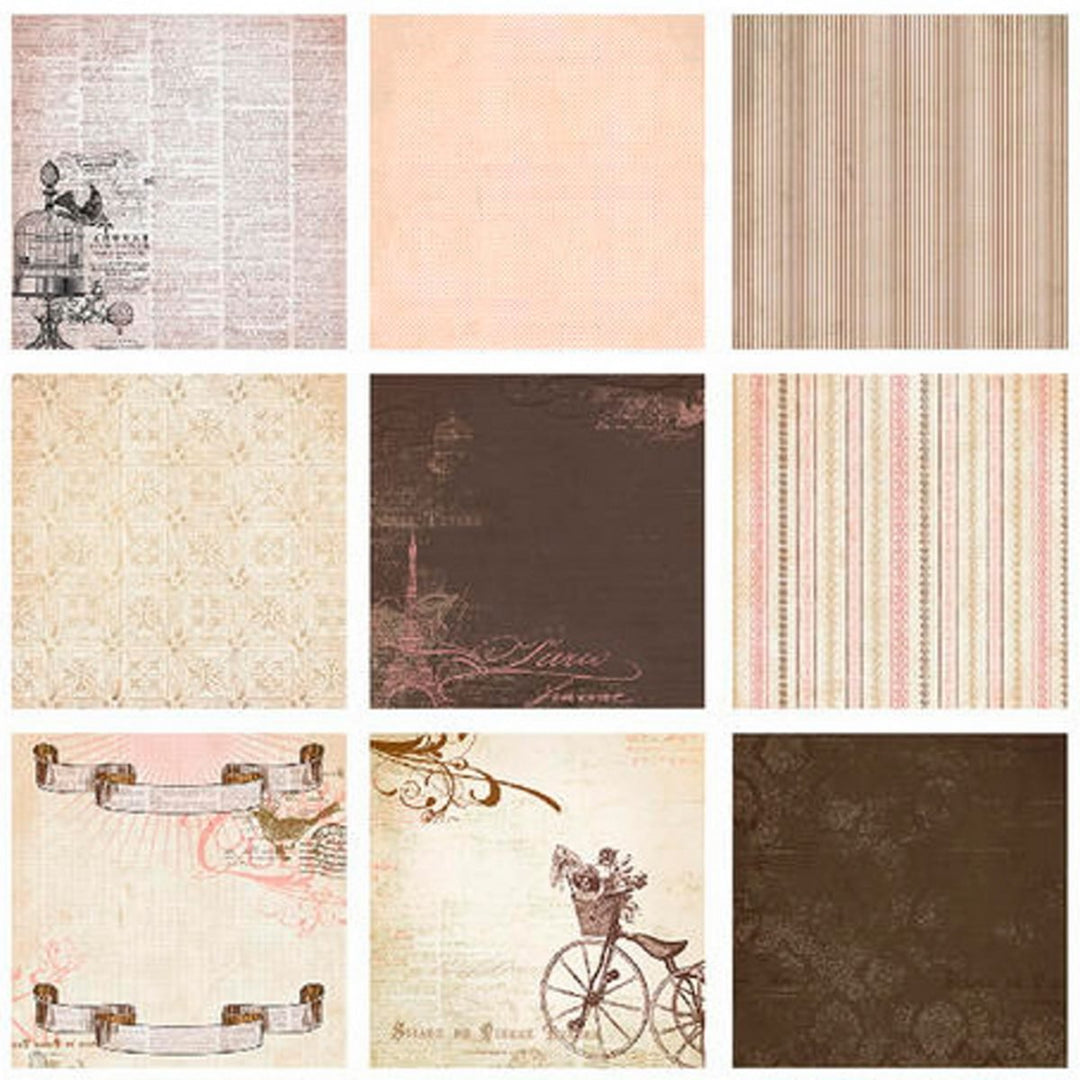 Designer Paper Pack 7x7 Romantic (DSM013) | Reliance Fine Art |A4 & A5Paper PacksPaper Packs A3