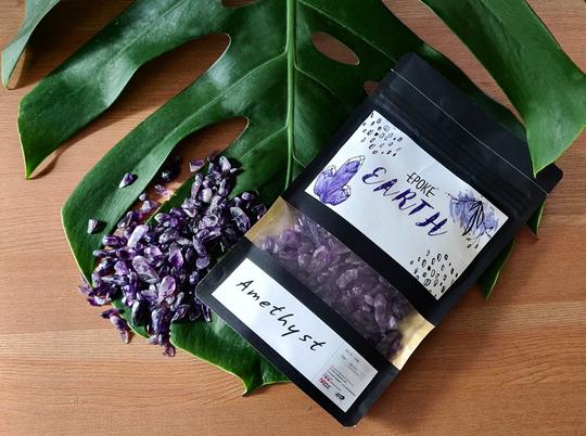 Epoke Earth Crystals Amethyst crystals (250g) | Reliance Fine Art |Resin and Fluid ArtTexture mediums for Resin and Fluid Art