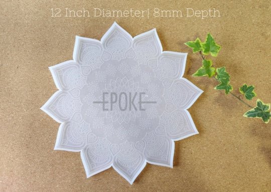 Epoke Mandala Tray Silicone Mould (M6) | Reliance Fine Art |Moulds & Surfaces for Resin and Fluid ArtResin and Fluid Art