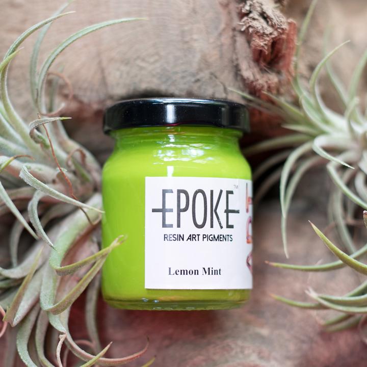 Epoke Opaque Pigments Lemon Mint (75g) | Reliance Fine Art |Pigments for Resin & Fluid ArtResin and Fluid Art