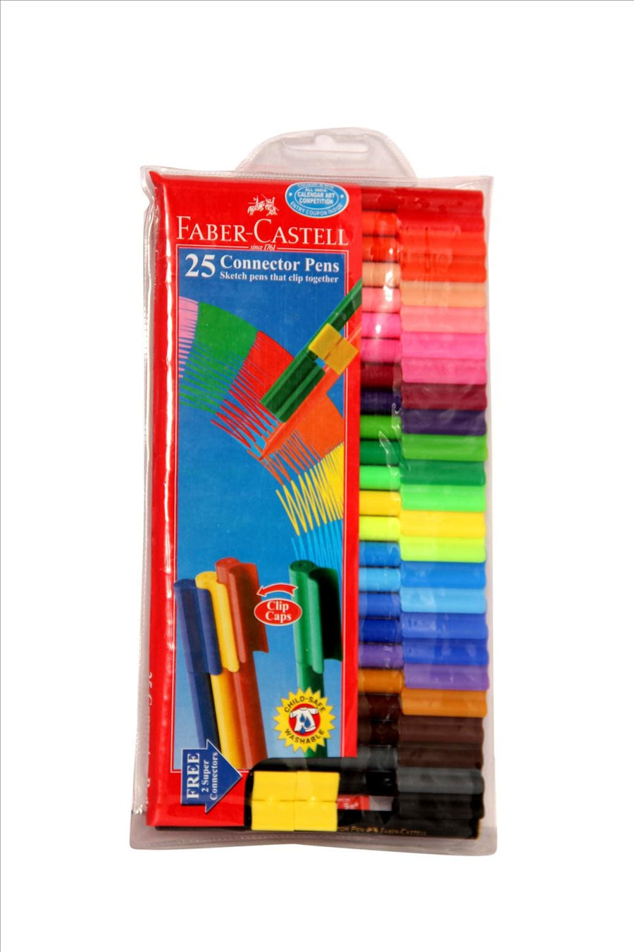 Faber Castell 25 Connector Pens - 1 set 25 Pc | Reliance Fine Art |Office StationeryStationery