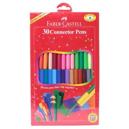 Faber - Castell Connector Pens (Pack Of 30) | Reliance Fine Art |Office StationeryStationery