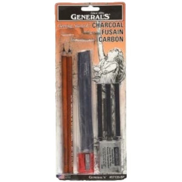 General`s Getting Started with Charcoal Kit (57139-BP) | Reliance Fine Art |Charcoal & Graphite