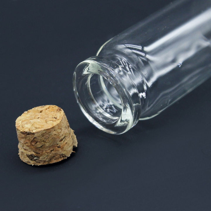 Glass Message Bottle Set of 8 50MM (GMB501) | Reliance Fine Art |Art Tools & Accessories