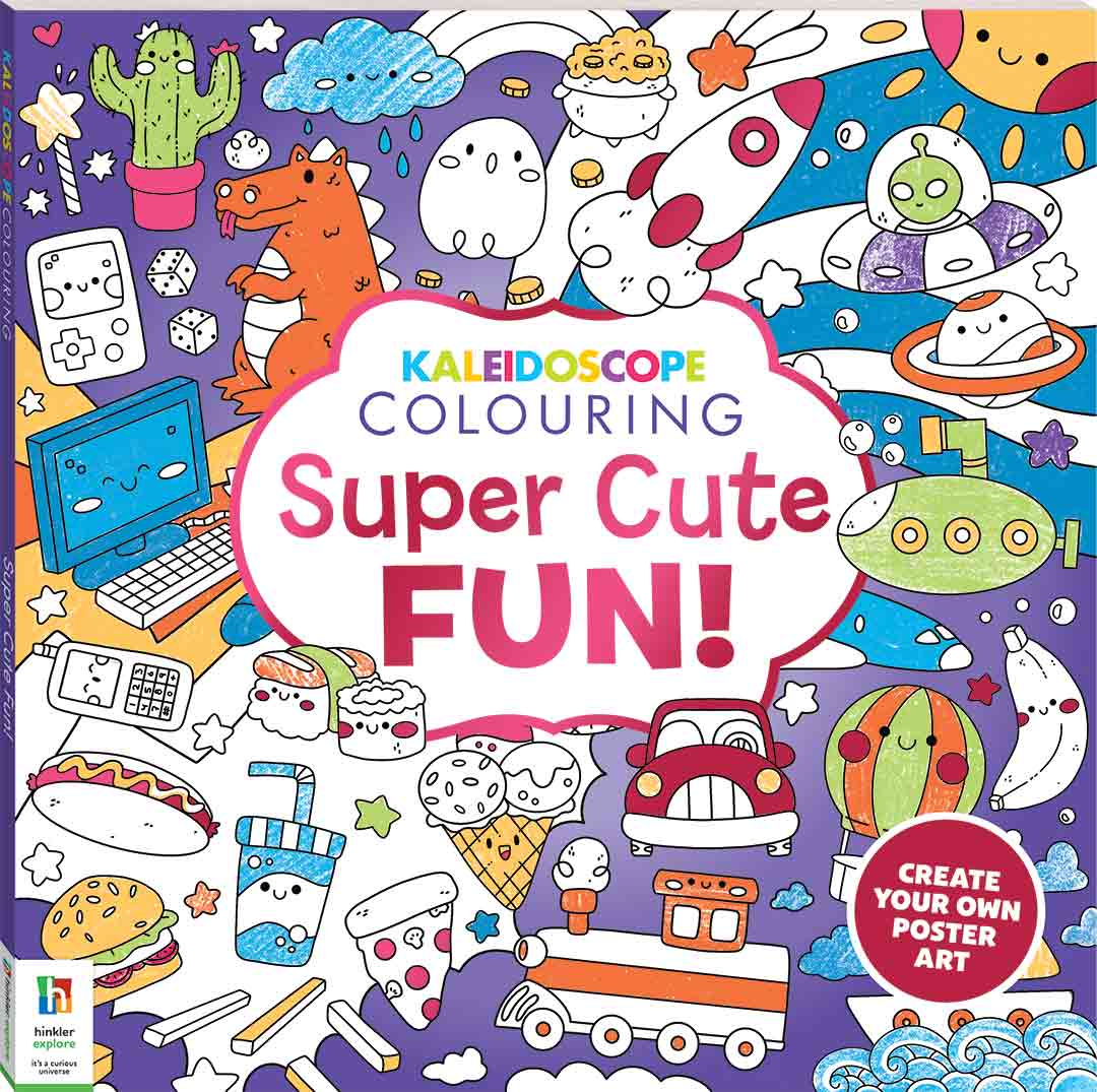 Kaleidoscope Colouring: Super Cute Fun | Reliance Fine Art |