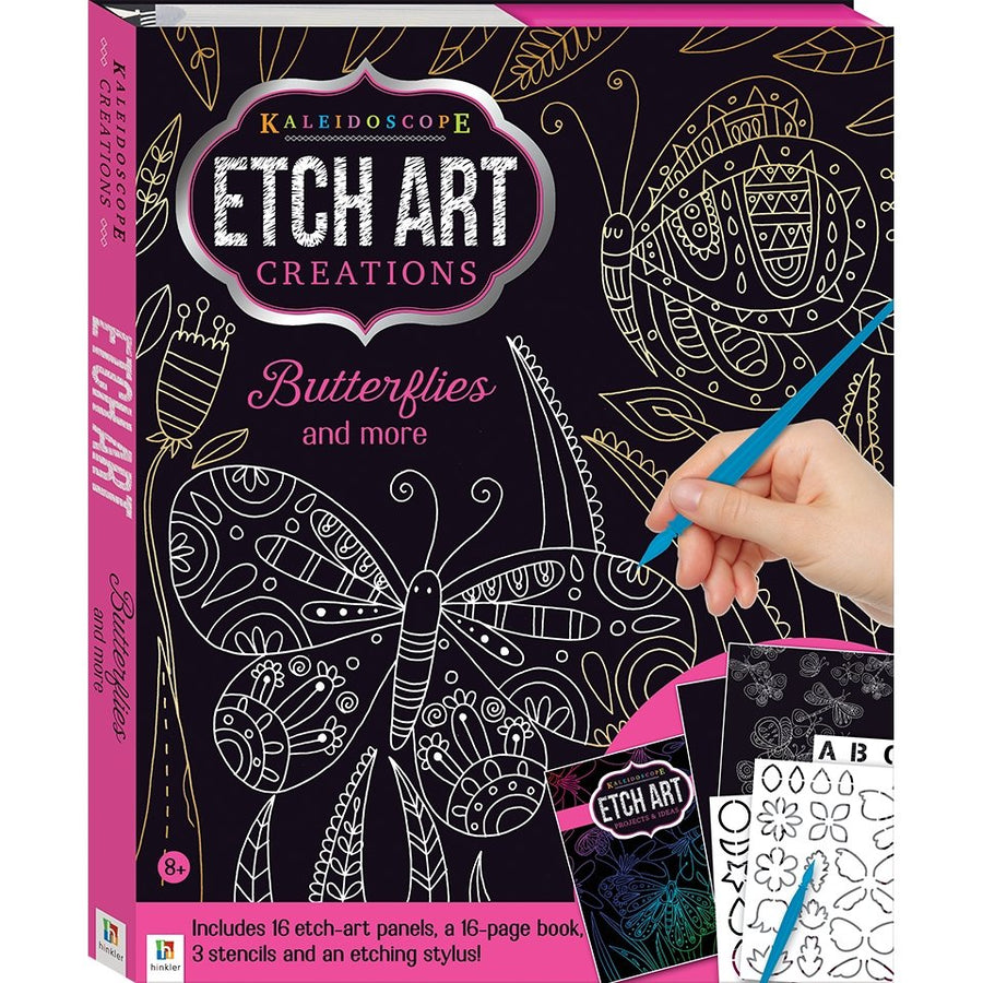 Kaleidoscope Etch Art Creations Butterflies And More | Reliance Fine Art |