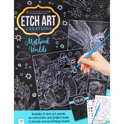 Kaleidoscope Etch Art Creations: Mythical Worlds | Reliance Fine Art |