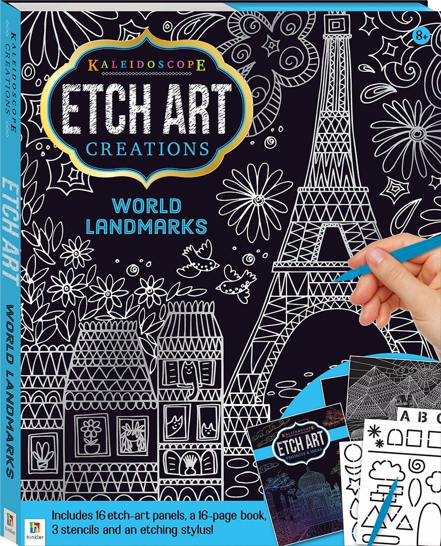 Kaleidoscope Etch Art Creations World Landmarks | Reliance Fine Art |