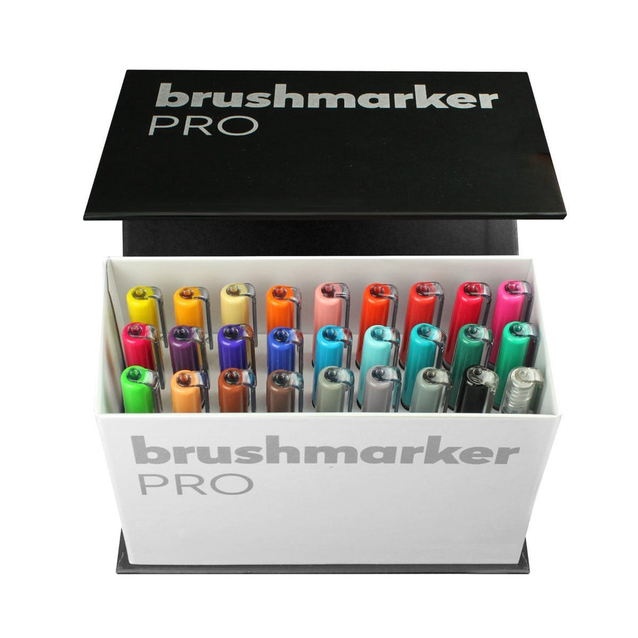 Karin Brushmarker PRO Mini Box 26 colours + 1 blender | Reliance Fine Art |Illustration Pens & Brush PensMarkers