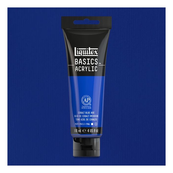 Liquitex Basics Acrylic 118ML 170 Cobalt Blue | Reliance Fine Art |Acrylic PaintsLiquitex Basics Acrylic Paint 118 ML