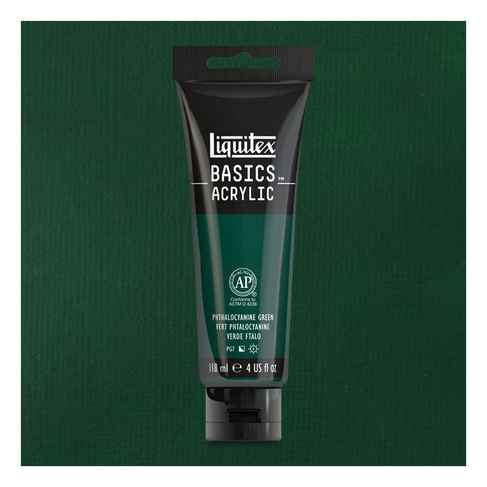 Liquitex Basics Acrylic 118ML 317 Phthalo Green | Reliance Fine Art |Acrylic PaintsLiquitex Basics Acrylic Paint 118 ML