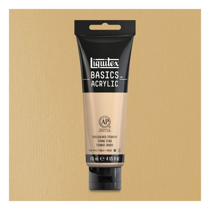 Liquitex Basics Acrylic 118ML 434 Unbleached Titanium | Reliance Fine Art |Acrylic PaintsLiquitex Basics Acrylic Paint 118 ML