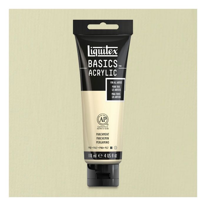 Liquitex Basics Acrylic 118ML 436 Parchment | Reliance Fine Art |Acrylic PaintsLiquitex Basics Acrylic Paint 118 ML