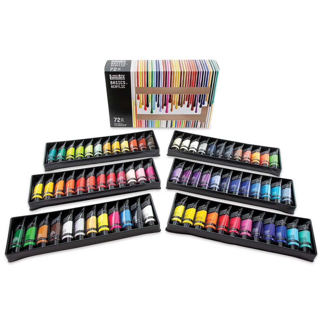 Liquitex Basics Acrylic Set of 72 Shades | Reliance Fine Art |Acrylic Paint SetsPaint Sets