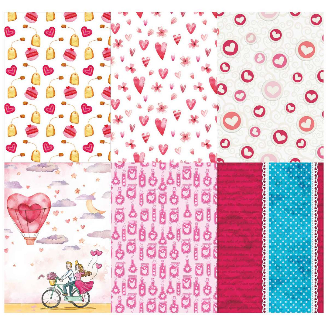 Love Forever Paper Pack, Size: A4 36 Sheets (JPLFA4X36) | Reliance Fine Art |A4 & A5Paper PacksPaper Packs A3