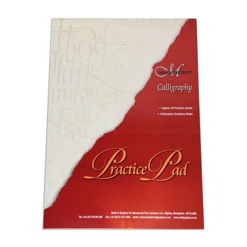 Manuscript Calligraphy Practice Pad A4 80 GSM - 50 Sheets (MC302) | Reliance Fine Art |Calligraphy & Lettering