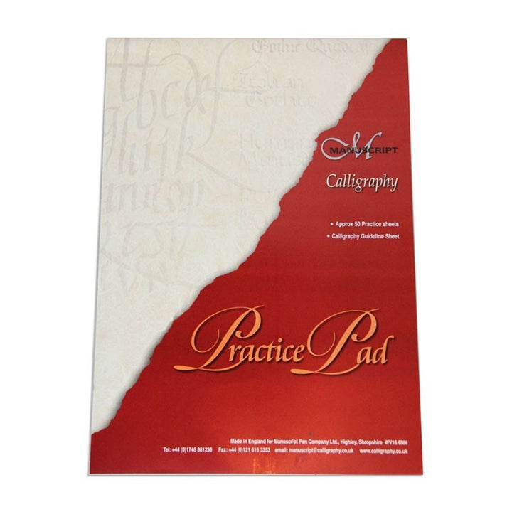 Manuscript Calligraphy Practice Pad A4 80 GSM - 50 Sheets (MC302) | Reliance Fine Art |Calligraphy & Lettering