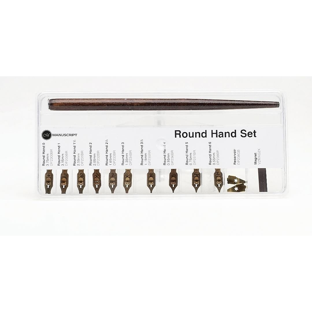 Manuscript Round Hand Selection Set Of 11 (MDP280) | Reliance Fine Art |Calligraphy & Lettering