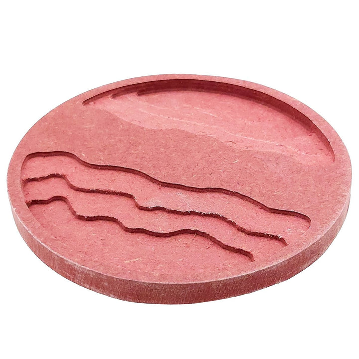 MDF Tea Coaster for Resin Craft 3D Round (TCRC05) | Reliance Fine Art |Moulds & Surfaces for Resin and Fluid ArtResin and Fluid Art