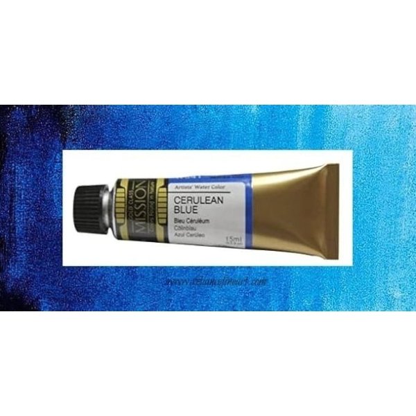 Mission Gold Watercolor 15ml - Cerulean Blue (W541) Series C | Reliance Fine Art |Mijello Mission Gold WatercolorWater ColorWatercolor Paint