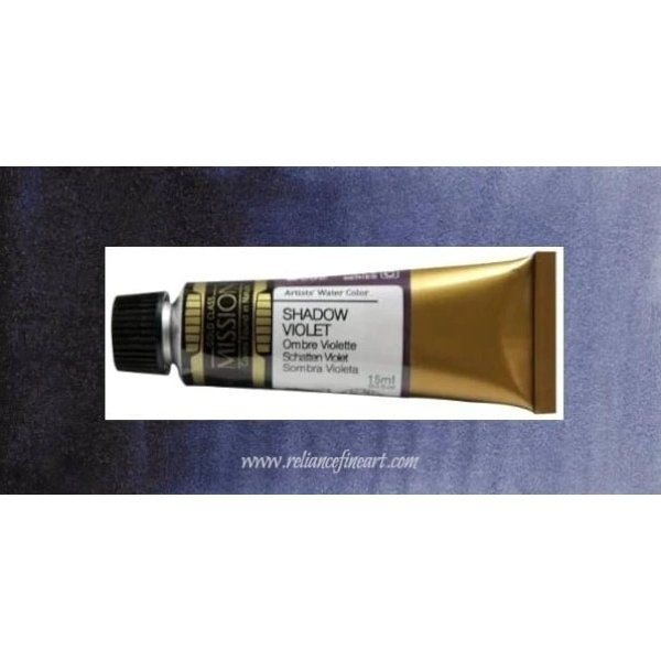 Mission Gold Watercolor 15ml - SHADOW VIOLET (W592) Series C | Reliance Fine Art |Mijello Mission Gold WatercolorWater ColorWatercolor Paint